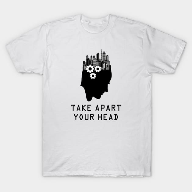 Brand New - Take Apart Your Head (Degausser) T-Shirt by zadaID